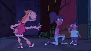 Beatrice tries to be a normal garbage woman.