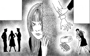 Beniko relentlessly stalking Wataru.