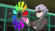 Examining Color Wheel containing data of Fuel Spirit Energy samples taken from various emotions.