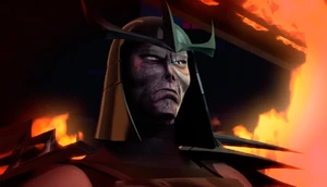 Shredder unmasked.