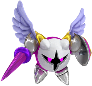 Galacta Knight in Kirby Star Allies.