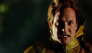 Eobard frustrating unmasking himself.