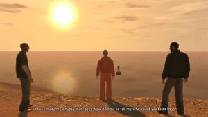 Aiden is nearly free.jpg (99 KB) Aiden after being freed by Niko and Packie.