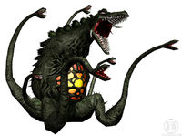 Biollante, as she appears in Godzilla Unleashed.