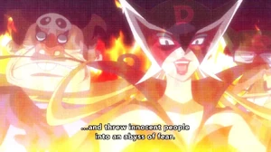 Dokurobei seen in flashback.jpg (107 KB) Doronjo seen in flashback in Yatterman Night.