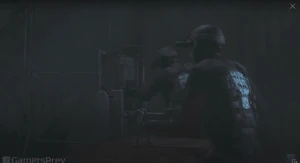 Two Mercenaries with a Ballistic Shield and a Machine Gun.