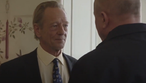 Phil Mitchell having a showdown against Kathy's rapist James Willmott-Brown.