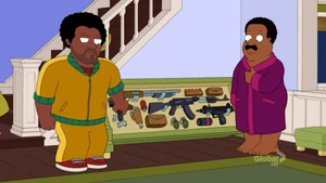 Robert's hidden gun rack.