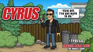 Cyrus in the mobile game.