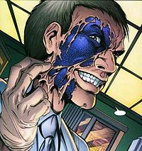 Zookeeper peels off his fake skin in Teen Titans vol.3 #13