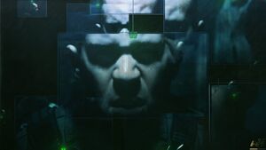 Hades giving his message to the world.