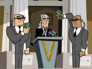 "My dearest citizens. Our current heat wave and subsequent water shortage have thrown Amity Park into a state of emergency. But being as I am your mayor, and many of you are undoubtedly questioning why or even how you voted for me.."