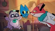 rufus and reggie are clearly by the fox and the cat from the original novel