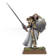 Sigvald's miniature in the tabletop game.