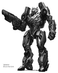 Concept art of Galvatron in Transformers: Dark of the Moon