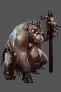 Concept art for the Great Goblin.