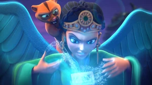 "Legs of a spider Black as the night