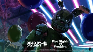 Springtrap's Dead by Daylight Killer reveal teaser.