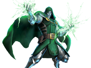 Doctor Doom in Marvel Ultimate Alliance 3: The Black Order.