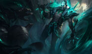 Draven being possessed by the Ruined King.