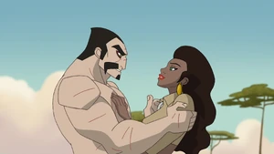 Kraven with his lover, Calypso.