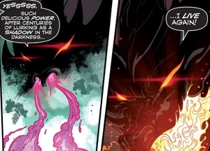 Malefor's shadow becoming revived.