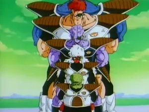 The Ginyu Forces' size comparison.