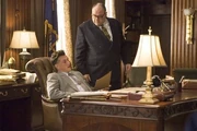 Willie Stark and Tiny Duffy (played by James Gandolfini), 2006 film