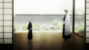 Gin and Aizen in the past.