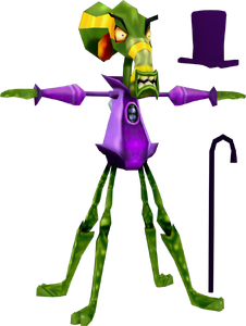 Oxide's model in Crash Nitro Kart.