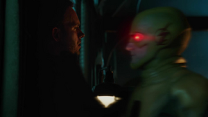 Reverse-Flash killing Rex Tyler.