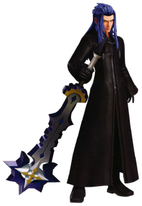 Saïx in Kingdom Heart III.