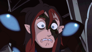 Belos' villainous breakdown as he finally loses his temper over Hunter wielding Caleb's palisman as he prepares to kill him and Gus.