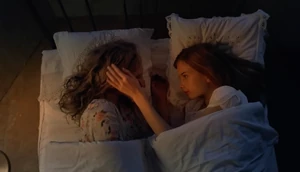 Sleeping with Tinja.