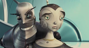 Ratchet flirting with Cappy, much to her embarrassment