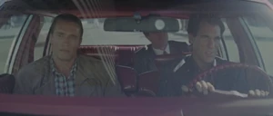 Keller driving with Brenner