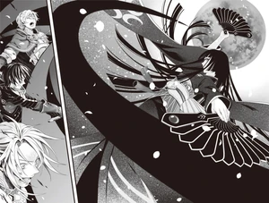 LNv03.06.png (450 KB) Glass easily defeating Ren, Itsuki and Motoyasu.