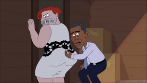 Obama Playing With Connie's Ass