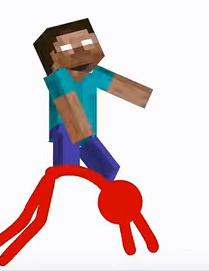 Herobrine expelled from Red's body.