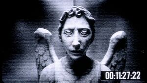 A recording of a Weeping Angel from the episode "The Time of Angels".