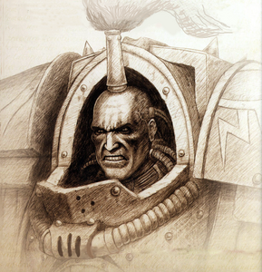 Abaddon when he was a captain of the Sons of Horus.