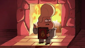 Gideon with his secret weapon, Journal 2.