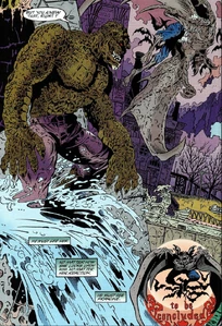 Killer Croc and Man-Bat.