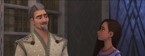 King Magnifico talk to Asha.