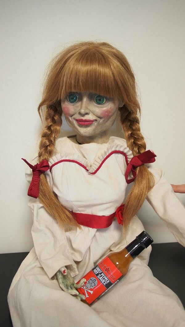 a haunted house doll