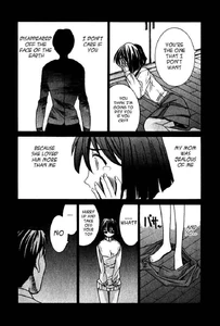 Mayu is struck by her mother's after trying to ask for help because of the step-father's sexual abuse.