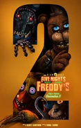 Prototype Freddy with the other Prototype Animatronics in their official poster.