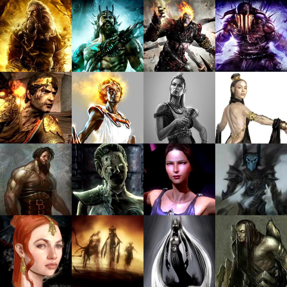 god of war characters list