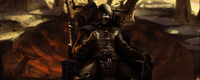 Noob Saibot as the Netherrealm's ruler.