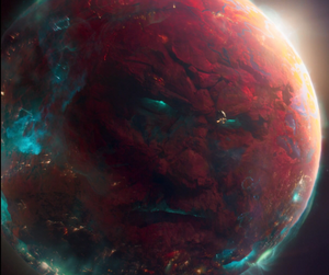 Kurt Russell as Ego in his planetary form in Guardians of the Galaxy Vol. 2.